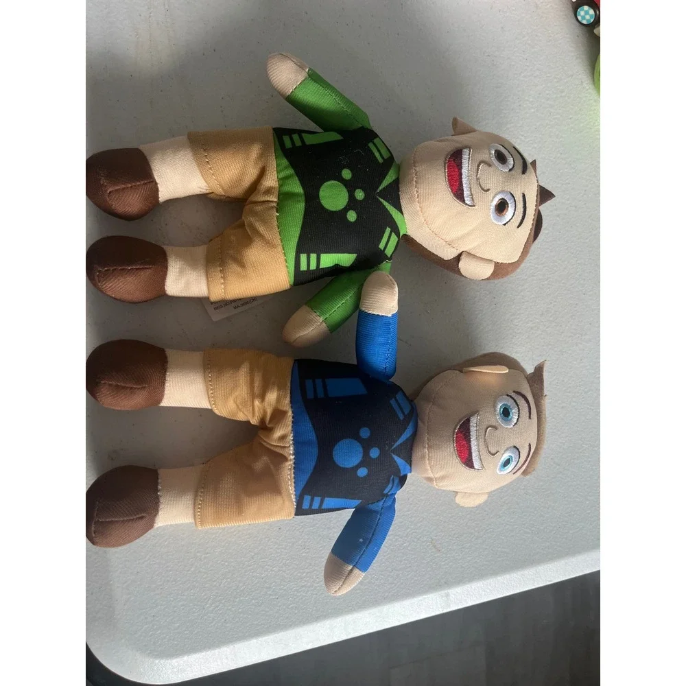 Wild Kratts Plush Set Chris and Martin Kratt Brothers Creature Power Suit Toys